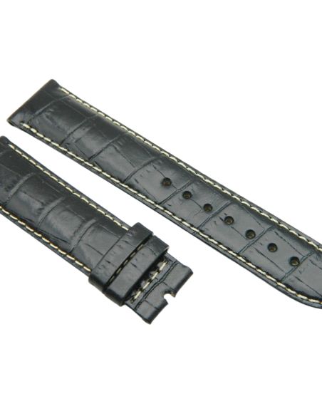 Certina bracelet cuir Noir 20/18 - Leather strap - Black
