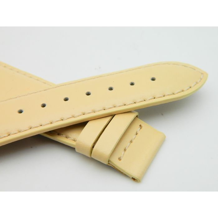 Certina bracelet cuir 22/18 - Leather strap - Beige
