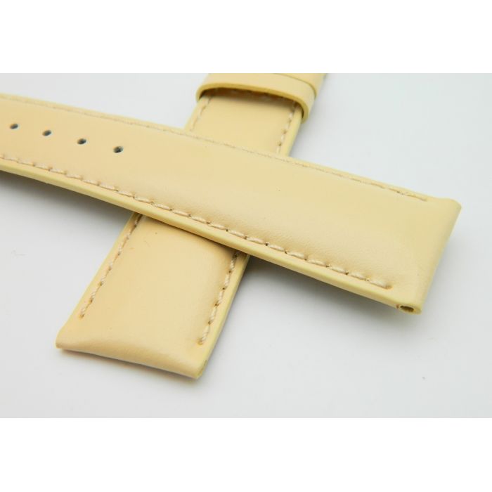 Certina bracelet cuir 22/18 - Leather strap - Beige