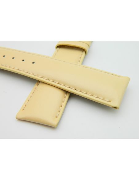 Certina bracelet cuir 22/18 - Leather strap - Beige