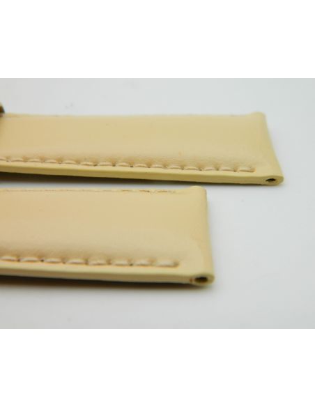 Certina bracelet cuir 22/18 - Leather strap - Beige