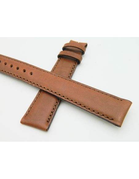 Certina bracelet cuir 19/16 - Brown Leather strap XL