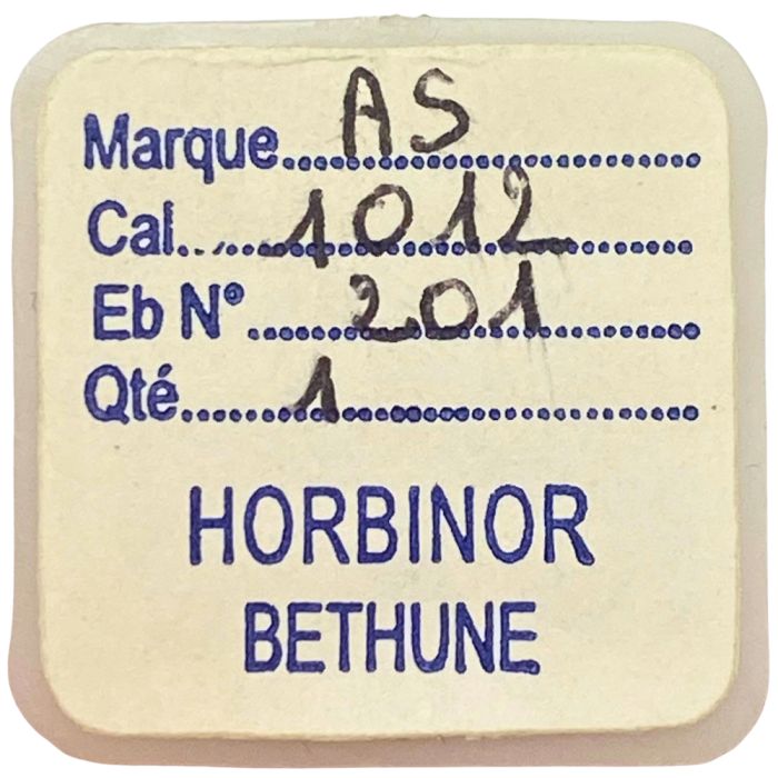 AS 1012 - 201 Roue de centre sans chaussée (à l'unité) - Center wheel and pinion without cannon pinion (per unit)