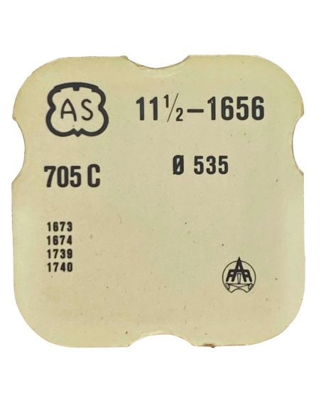 AS 1656 - 705 Roue d'ancre pivotée (à l'unité) - Escape wheel and pinion with straight pivots (per unit)