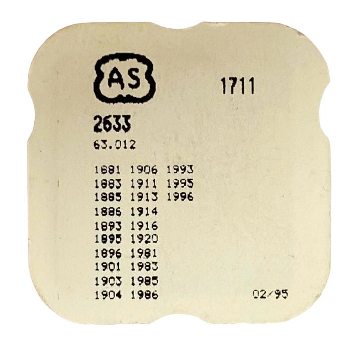 AS 1711 - 2633 Ressort pour bascule de déclenchement (à l'unité) - Unlocking yoke spring (per unit)