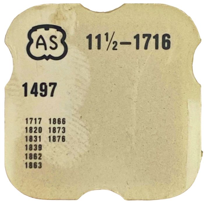 AS 1716 - 1497 Palier à billes de masse oscillante (roue de minute) (à l'unité) - Ball-bearing for oscillating weight (per unit)