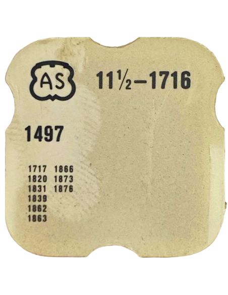 AS 1716 - 1497 Palier à billes de masse oscillante (roue de minute) (à l'unité) - Ball-bearing for oscillating weight (per unit)