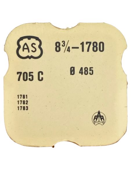 AS 1780 - 705 Roue d'ancre pivotée (à l'unité) - Escape wheel and pinion with straight pivots (per unit)