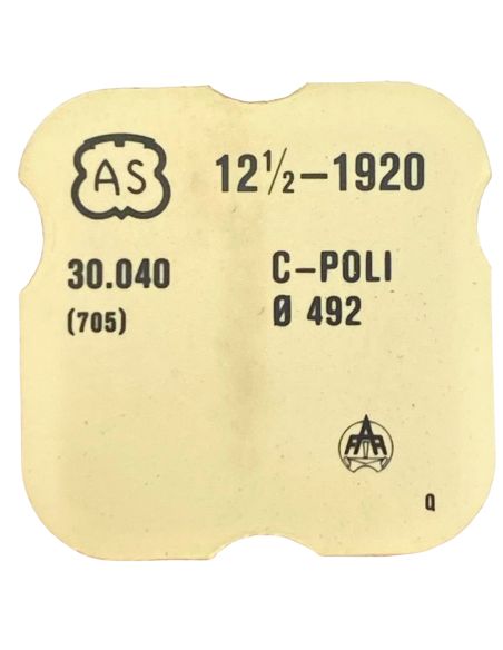 AS 1920 - 705 Roue d'ancre pivotée (à l'unité) - Escape wheel and pinion with straight pivots (per unit)