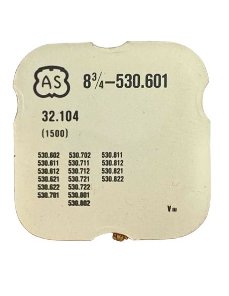 AS 530.601 - 1500 Pignon baladeur (à l'unité) - Wig wag pinion (per unit)
