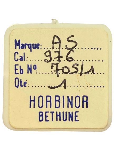 AS 976 - 705 Roue d'ancre pivotée (à l'unité) - Escape wheel and pinion with straight pivots (per unit)