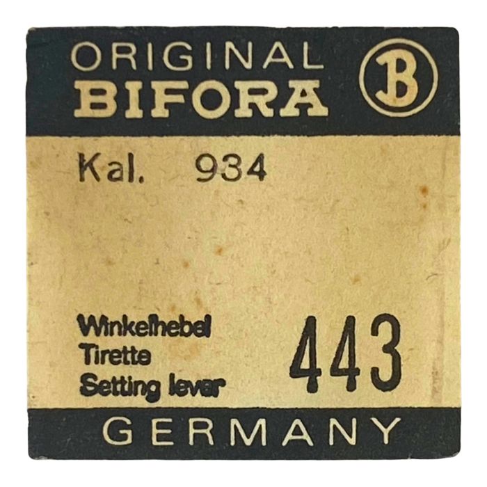 Bifora 934 - 443 Tirette (à l'unité) - Setting lever (detent) (per unit)