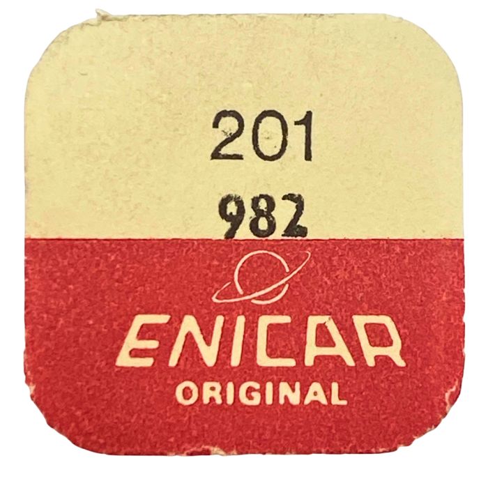Enicar 982 - 201 Roue de centre sans chaussée (à l'unité) - Center wheel and pinion without cannon pinion (per unit)