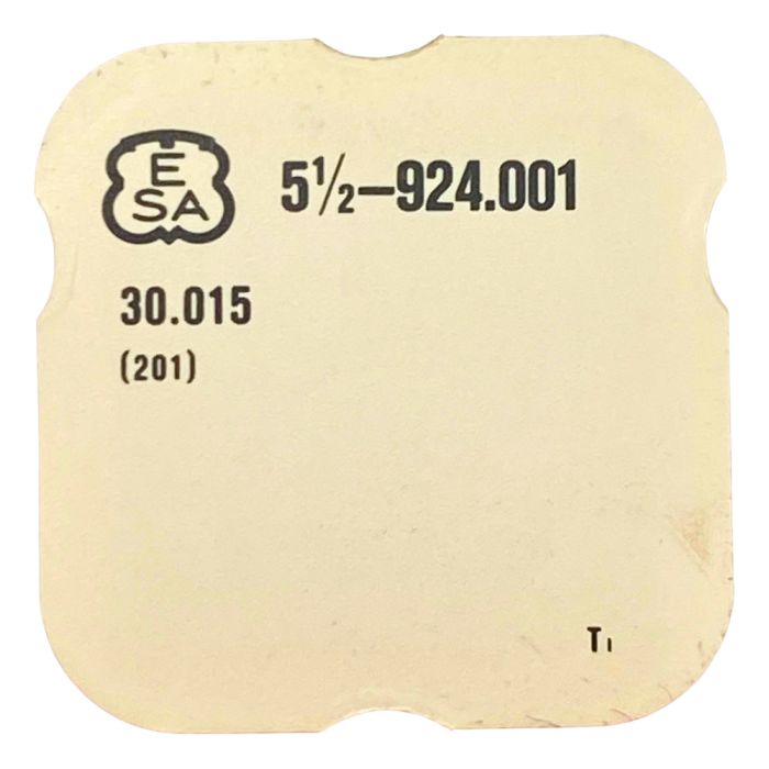 ESA 924.001 - 201 Roue de centre sans chaussée (à l'unité) - Center wheel and pinion without cannon pinion (per unit)