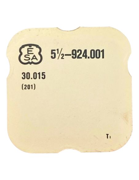 ESA 924.001 - 201 Roue de centre sans chaussée (à l'unité) - Center wheel and pinion without cannon pinion (per unit)