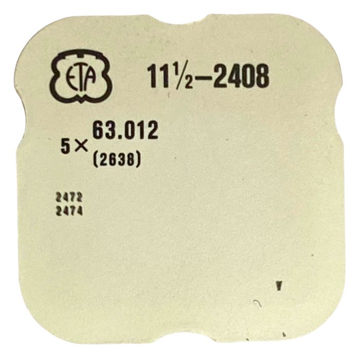 ETA 2408 - 2638 Ressort de glissiere de commande (à l'unité) - Lever Slide Spring (per unit)