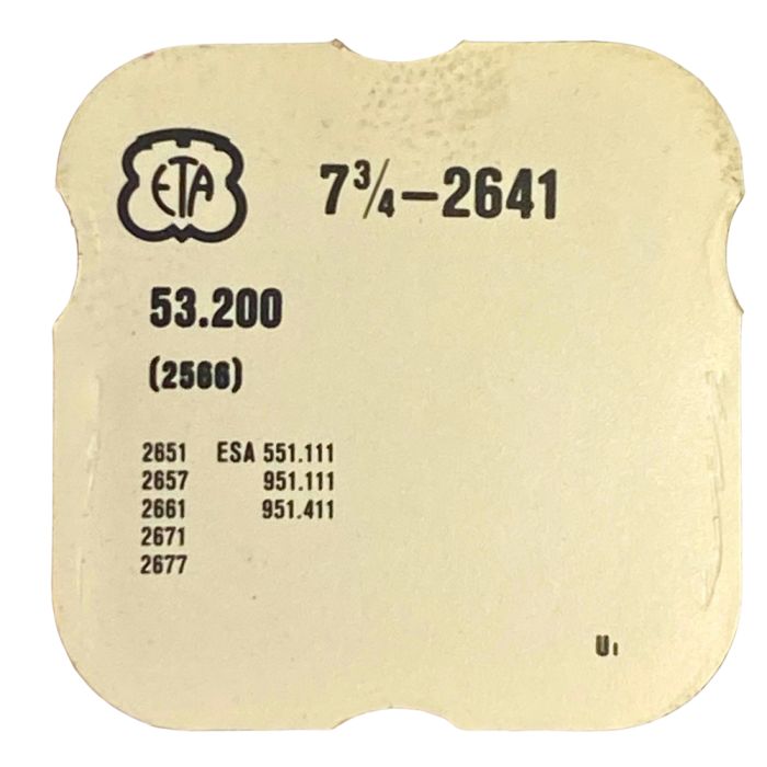 ETA 2641 - 2566 Correcteur de quantième (à l'unité) - Date corrector (per unit)