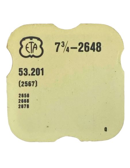 ETA 2648 - 2567 Correcteur des jours (à l'unité) - Day corrector (per unit)