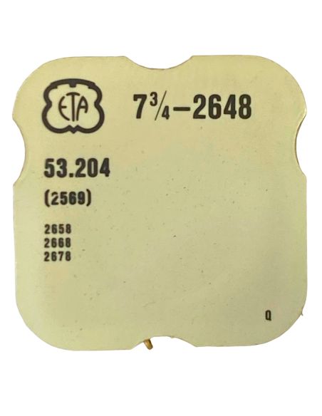 ETA 2648 - 2569 Correcteur double (à l'unité) - Double corrector (per unit)