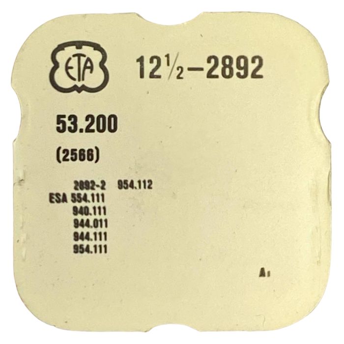 ETA 2892 - 2566 Correcteur de quantième (à l'unité) - Date corrector (per unit)