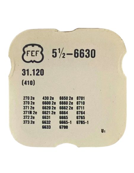 F.E.F 6630 - 410 Pignon de remontoir (à l'unité) - Winding pinion (per unit)