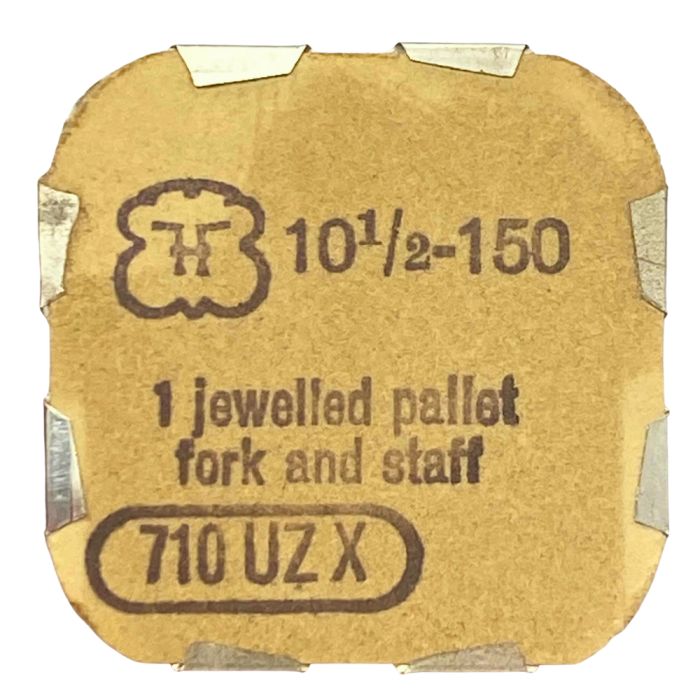 FHF 150 - 710 Ancre montée (à l'unité) - Jewelled pallet fork and staff (per unit)