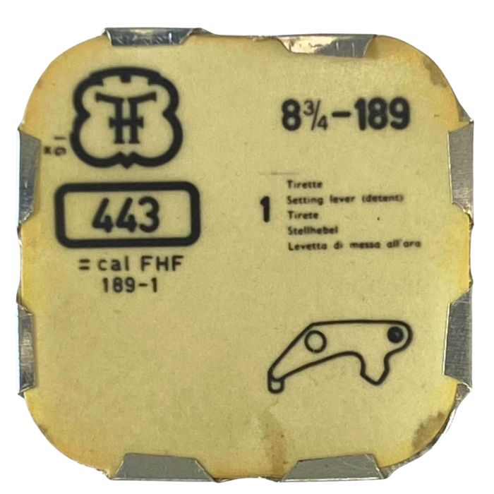 FHF 189 - 443 Tirette (à l'unité) - Setting lever (detent) (per unit)