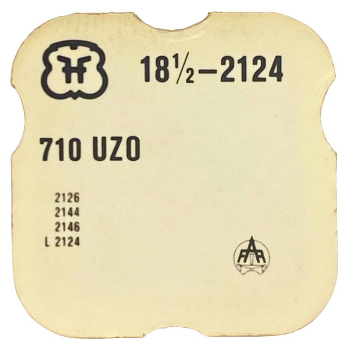 FHF 2124 - 710 Ancre montée (à l'unité) - Jewelled pallet fork and staff (per unit)