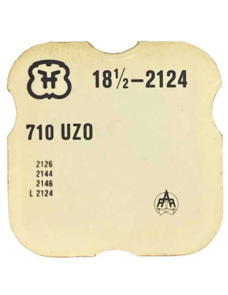 FHF 2124 - 710 Ancre montée (à l'unité) - Jewelled pallet fork and staff (per unit)