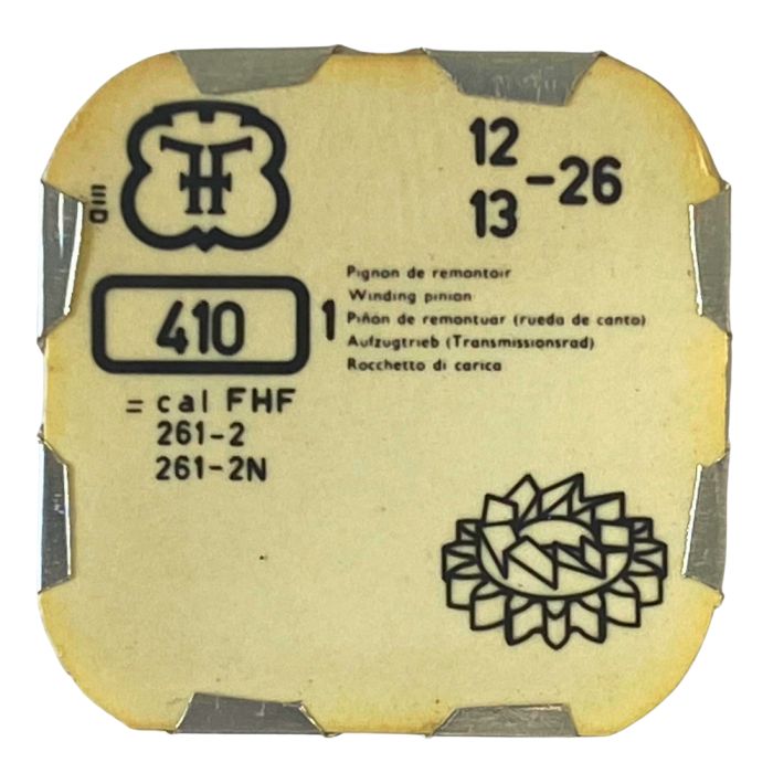 FHF 26 - 410 Pignon de remontoir (à l'unité) - Winding pinion (per unit)