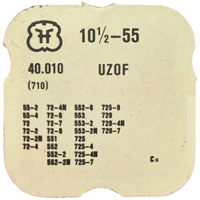 FHF 55 - 710 Ancre montée (à l'unité) - Jewelled pallet fork and staff (per unit)