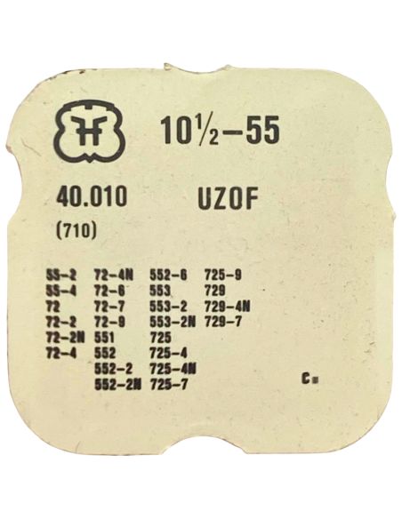 FHF 55 - 710 Ancre montée (à l'unité) - Jewelled pallet fork and staff (per unit)