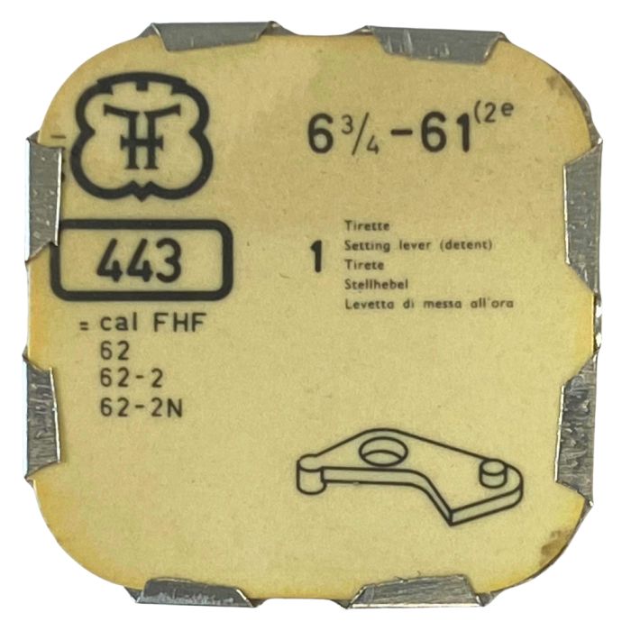 FHF 61 - 443 Tirette (à l'unité) - Setting lever (detent) (per unit)