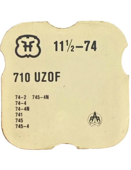 FHF 74 - 710 Ancre montée (à l'unité) - Jewelled pallet fork and staff (per unit)
