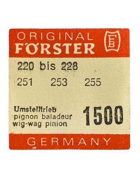 Förster 220 - 1500 Pignon baladeur (à l'unité) - Wig wag pinion (per unit)