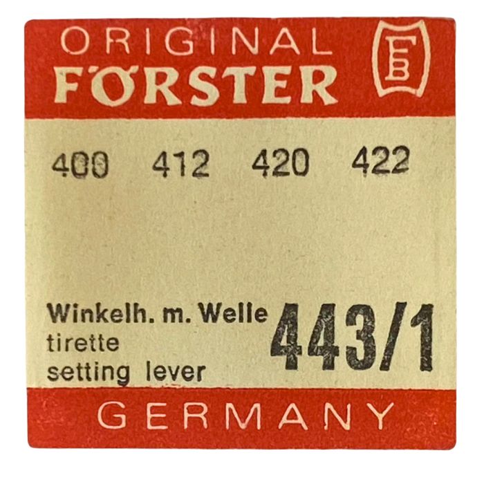Förster 400 - 443 Tirette (à l'unité) - Setting lever (detent) (per unit)