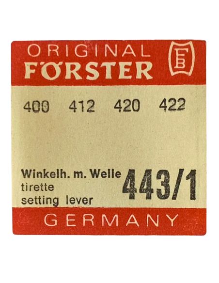 Förster 400 - 443 Tirette (à l'unité) - Setting lever (detent) (per unit)