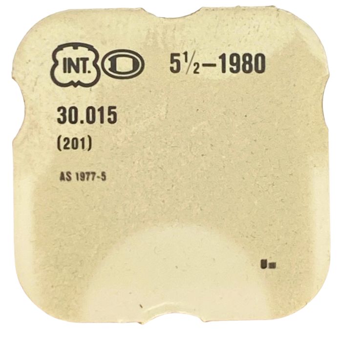 INT 1980 - 201 Roue de centre sans chaussée (à l'unité) - Center wheel and pinion without cannon pinion (per unit)