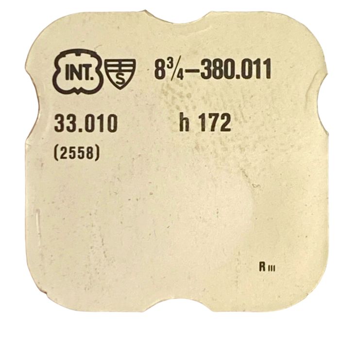 INT 380.001 - 2558 Roue des heures double denture (à l'unité) - Double toothing hour wheel (per unit)
