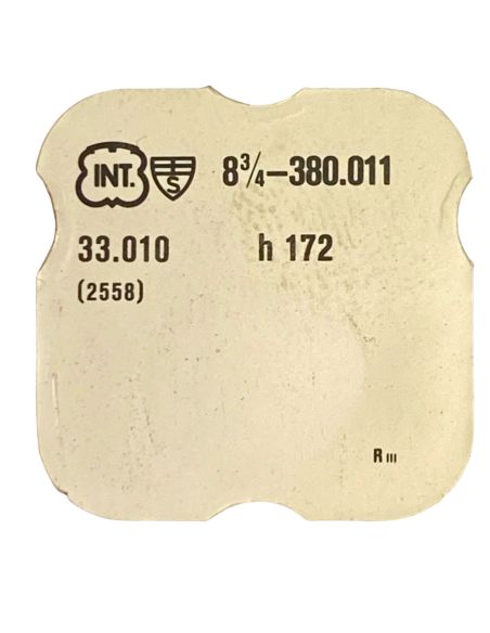 INT 380.001 - 2558 Roue des heures double denture (à l'unité) - Double toothing hour wheel (per unit)