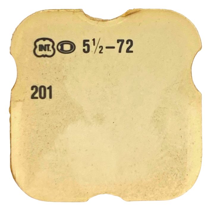 INT 72 - 201 Roue de centre sans chaussée (à l'unité) - Center wheel and pinion without cannon pinion (per unit)