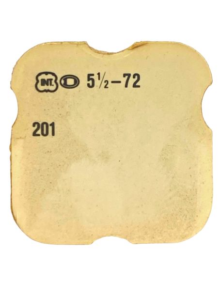 INT 72 - 201 Roue de centre sans chaussée (à l'unité) - Center wheel and pinion without cannon pinion (per unit)