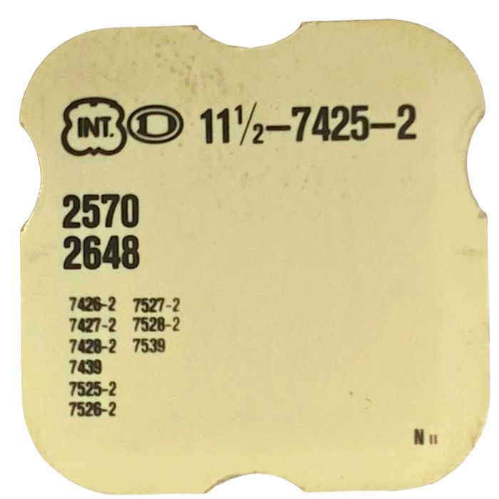 INT 7425-2 - 2570 Commande du correcteur double (à l'unité) - Lever for double corrector (per unit)