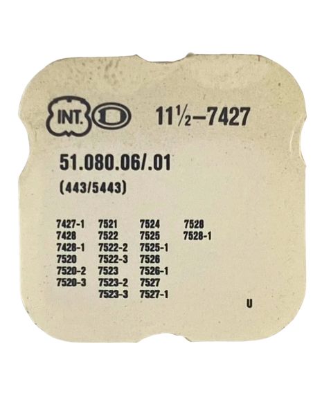 INT 7427 - 443 Tirette (à l'unité) - Setting lever (detent) (per unit)