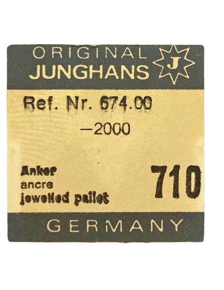 Junghans 674 - 710 Ancre montée (à l'unité) - Jewelled pallet fork and staff (per unit)
