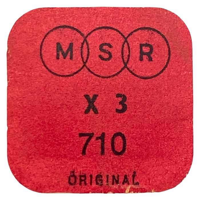 MSR X3 - 710 Ancre montée (à l'unité) - Jewelled pallet fork and staff (per unit)