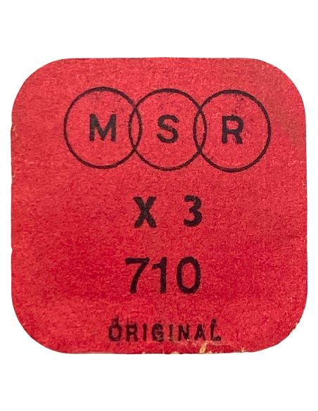 MSR X3 - 710 Ancre montée (à l'unité) - Jewelled pallet fork and staff (per unit)