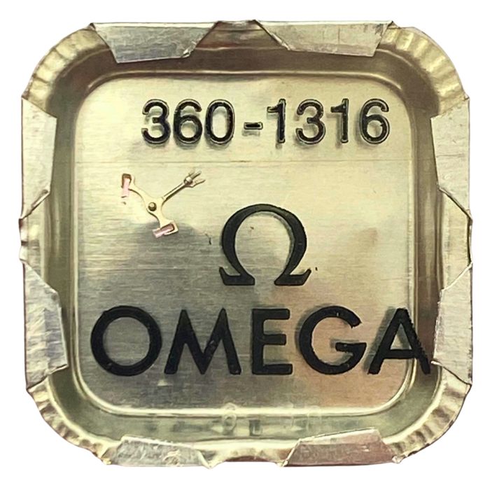 Omega 360 - 1316 Ancre montée (à l'unité) - Jewelled pallet fork and staff (per unit)
