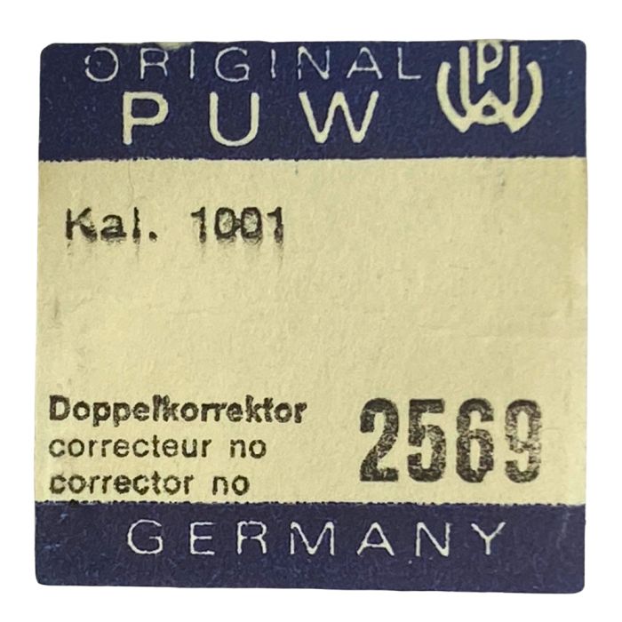 PUW 1001 - 2569 Correcteur double (à l'unité) - Double corrector (per unit)