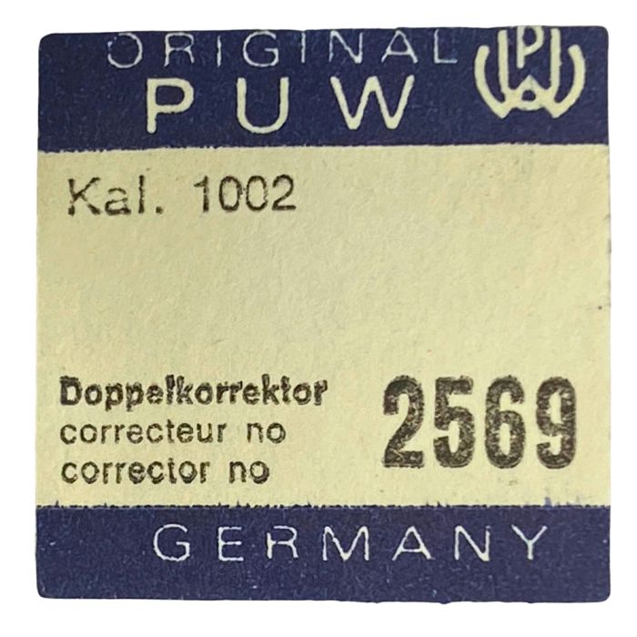 PUW 1002 - 2569 Correcteur double (à l'unité) - Double corrector (per unit)